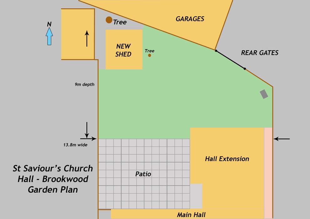 Church Hall Garden Plan