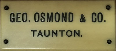 George Osmond Organ Builder